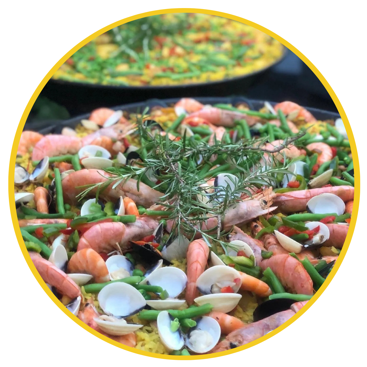 Paella Live Cooking